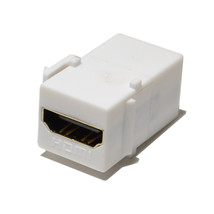 HDMI Keystone Insert Jack Female to Female Adapter Coupler White - $16.99
