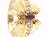 Women&#39;s Cluster ring 14kt Yellow Gold 371455 - £677.09 GBP