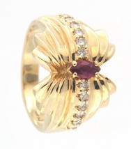 Women&#39;s Cluster ring 14kt Yellow Gold 371455 - £678.52 GBP