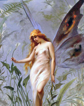Fatina Beautiful Lily Fairy Young Woman Girl New Painting Giclee Print - £9.02 GBP+