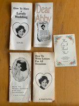 LETTERS Weddings Pamphlet Lot BY ABIGAIL VAN BUREN Dear Abby Some Wear - $39.59