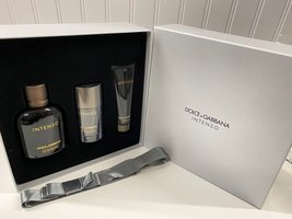 Dolce &amp; Gabbana Intenso 3 pcs Gift Set For Men - NEW WITH BOX - £78.68 GBP+