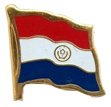 Paraguay Flag Hat Tac or Lapel Pin - $6.84
