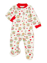 Star wars Valentine&#39;s Day Baby Yoda Unisex Baby Blanket Sleeper, White Size 6-9M - £13.55 GBP