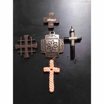 Vintage unisex men or women&#39;s cross pendants - £28.48 GBP