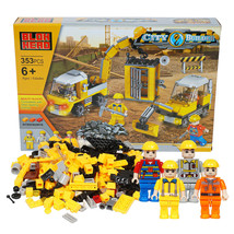 City Builder Interlocking Block Construction Crane and Excavator Play Set - £11.95 GBP