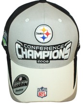 Vintage Pittsburgh Steelers NFL Cap - Superbowl XLIII AFC Champions Hat 2008 - £15.73 GBP