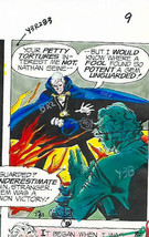 Original 1975 Phantom Stranger 38 page 9 color guide production art, DC ... - £44.11 GBP