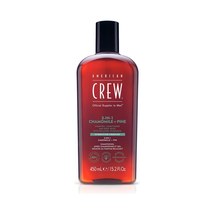 American Crew 3-In-1 Chamomile & Pine Shampoo, Conditioner, Body Wash, 15.2 Oz.