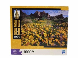 Organ Pipe Cactus Nat'l Monument 1000 Piece Jigsaw Puzzle "Fields of Poppy" NEW - $8.90