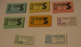 The Game of Life Money, Insurance, Loan Certificates Replacement Parts 2002 - £3.90 GBP