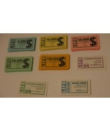 The Game of Life Money, Insurance, Loan Certificates Replacement Parts 2002 - $4.99