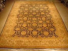 JAIPUR RUG 10x14 QUALITY 10/10  NEW  BLACK GOLD S10-5232 - £1,826.31 GBP