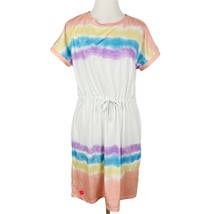 New Simply Southern Dress Womens Small Tie Dye Pockets Short Sleeve Tie ... - £19.38 GBP