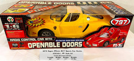 REMOTE CONTROL GTA SUPER PFISTER SPORTS CAR SERIES YELLOW 33&quot;X14&quot;X11&quot; 13... - £394.29 GBP