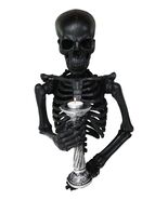 De Mortuis Hallow Impaled Grinning Bone Skeleton Wall Candleholder Sculp... - $3,845.07 MXN