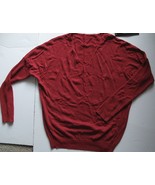 Women&#39;s Zanzea Size XL Red Pullover Sweater V-Neck Top Long Sleeve NWT - $17.81