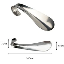1pcs Spoon Shoehorn Professional Shoehorn 14.5cm Stainless Steel Metal Shoe - £7.23 GBP