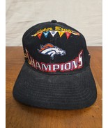 Super Bowl Denver Broncos XXXII 1998 NFL Champions Snapback Hat Cap Vint... - $238.64 MXN