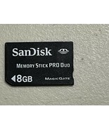 Sandisk Memory Stick Pro Duo 8 GB Memory Card Magicgate - Very Good........ - $927.73 MXN