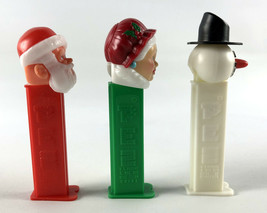 PEZ Candy Dispenser - Santa & Mrs. Claus & Snowman Slovenia 4.966.305 - $9.89