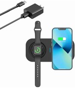 T2a 2 in 1 ultra thin wireless Qi fast charging pad + QC3.0 adapter Black - $18.57