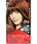 Revlon ColorSilk Beautiful Color Permanent Hair Color #43 Medium Golden ... - $11.95