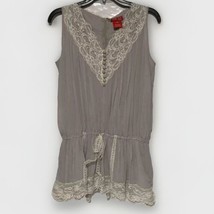 NEW Display Paris Gray Lace Top Blouse Size Large - £8.19 GBP