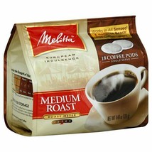 Melitta Medium Roast Coffee Pods For Senseo And Hamilton Beach Pod Brewers 18CT - $13.98