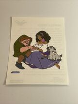 Esmeralda Quasimodo #3/6 Disney Hunchback Of Notre Dame 1996 Skybox Tatt... - $183.68 MXN