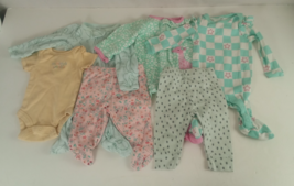 Girl Clothes Size Newborn Mixed Brands Lot Of 6 Pieces (G) - $12.86