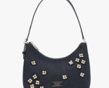Kate Spade Sam Icon Floral Embellished Denim Small shoulder bag ~NWT~ In... - £180.43 GBP