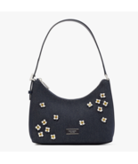 Kate Spade Sam Icon Floral Embellished Denim Small shoulder bag ~NWT~ In... - £183.27 GBP