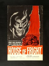 House Of FRIGHT-1961-HAMMER FILMS-PRESSBOOK-RARE-HORROR Fn - £55.83 GBP