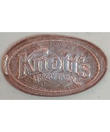 KNOTT&#39;S BERRY FARM LOGO, no e, VINTAGE ELONGATED ZINCER CENT PENNY. CA-K... - $3.99