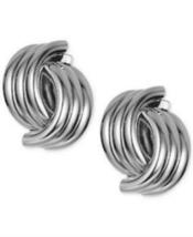 Charter Club Silver-Tone Triple-Ring Drop Earrings - £11.96 GBP