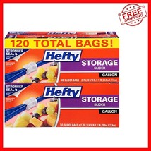 Microwave Safe Gallon Size Slider Storage Bags, Pack of 120 – Versatile ... - $958.09 MXN