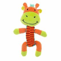 MPP Dog Chew Toys Ballistic Twist Safari Pals Squeaker 7&quot; Choose Elephant or Gir - £11.31 GBP