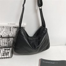 Diehe Woman Bags 2022 New  Women&#39;s Designer Flap Soft PU Leather Shoulder Bag La - £33.53 GBP