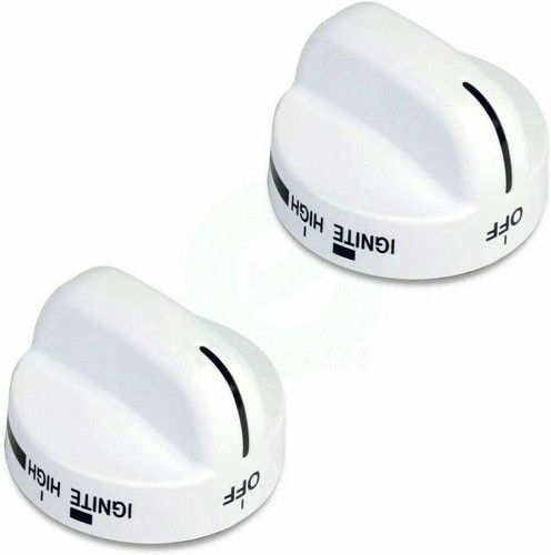 Whirlpool Amana Gas Stove Cooktop Control Knob Set for 2 Range Burner WP... - $14.78