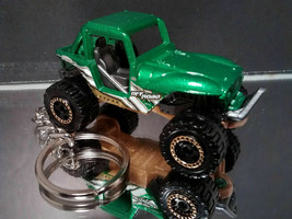 Green Jeep Wrangler 4X4 Rock Crawler Off Road Key Chain - £12.38 GBP