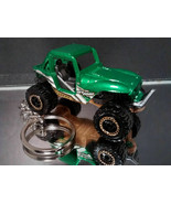 Green Jeep Wrangler 4X4 Rock Crawler Off Road Key Chain - £12.19 GBP