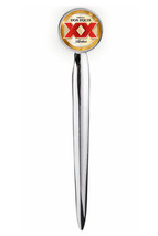 Dos Equis beer amber lager Letter Opener Metal Silver Tone Executive wit... - $14.39