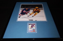 Mike Bossy Signed Framed 16x20 Photo Display NY Islanders D - £118.34 GBP