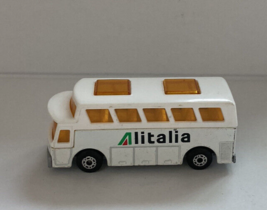 Matchbox Alitalia Airport Coach Bus Diecast Car - £23.19 GBP