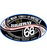 Main Street of America Hwy 66  Laser Cut Metal Sign - $1,287.82 MXN