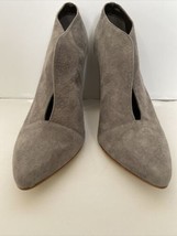 Gorgeous Cindy Says gray suede leather ankle boots booties Sz 8 - £33.18 GBP