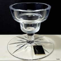 Oneida Crystal Candle Stick Holder 3-1/8&quot; Clear Cut Foot - £24.62 GBP