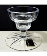 Oneida Crystal Candle Stick Holder 3-1/8&quot; Clear Cut Foot - £24.89 GBP
