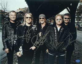 Deep Purple Signed Photo X5 - Roger Glover, Ian Paice, Ian Gillan 11&quot;x 14&quot; w/COA - £179.33 GBP